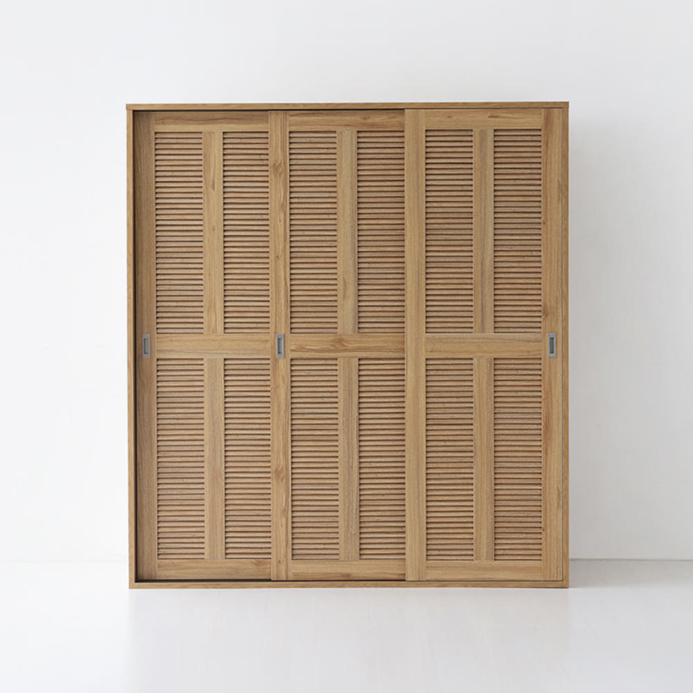 벨로인 슬라이딩 3문 옷장 WRM195179SD 1775x590x1950mm, 3단, 캄포어베니어 7780.4285 - 메인 이미지