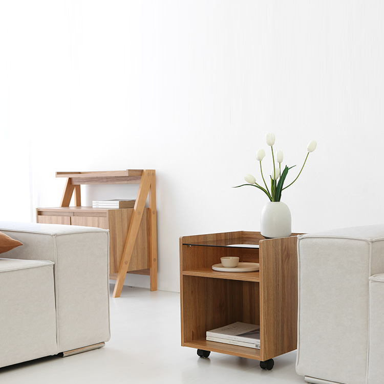 몬탁 이동식 사이드테이블 MB22ST4940 캄포어베니어 0771.6319