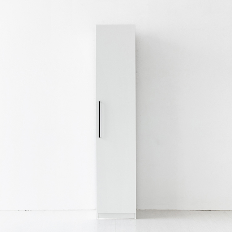 미란스 1문 옷장 WA261R 396x515x1940mm, 1단, 화이트 9128.6855 - 상품 이미지