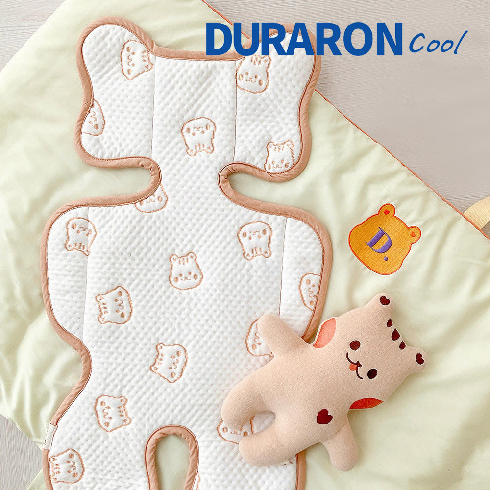 듀라론 유모차 라이너 쿨링 신생아 쿨시트 유모카 여름 통풍 카시트겸용 돗람이브라운