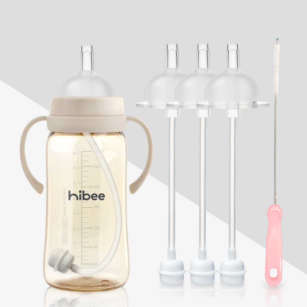 하이비 1단계 추빨대 3P 풀세트 젖병빨대 더블하트 유미 모윰 스펙트라 젖병 호환 - 상품 이미지