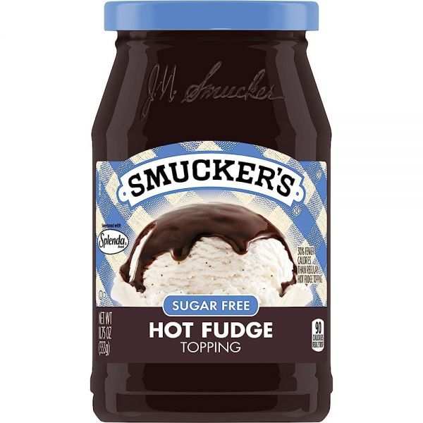 Smuckers 슈가프리 핫 퍼지 토핑 333.1g(11.5온스) : 구탠다드