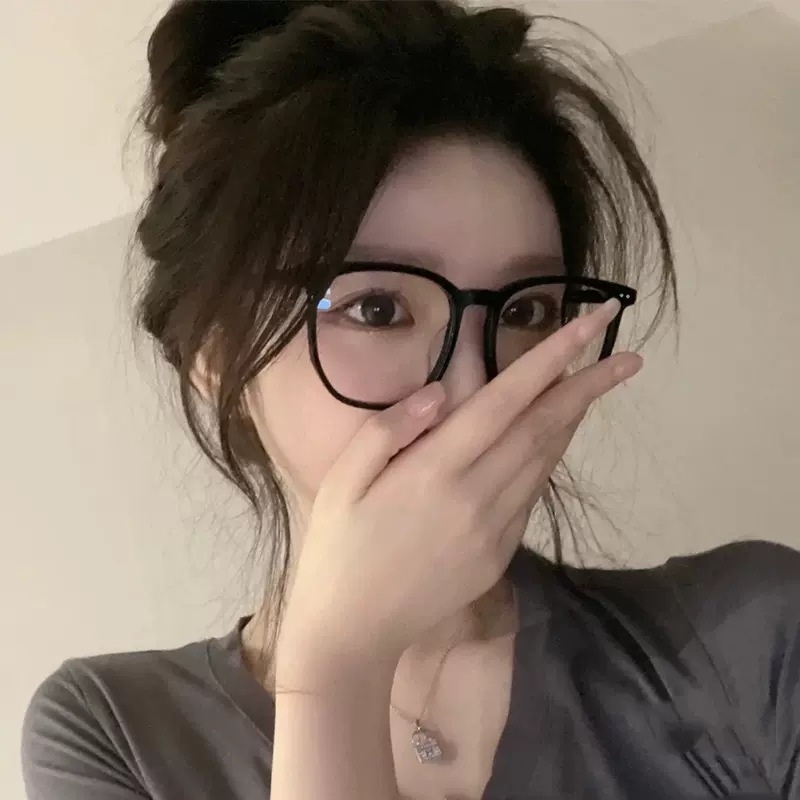 노메이크업 안경 블루라이트 차단 안경 뿔테안경 - 상품 이미지