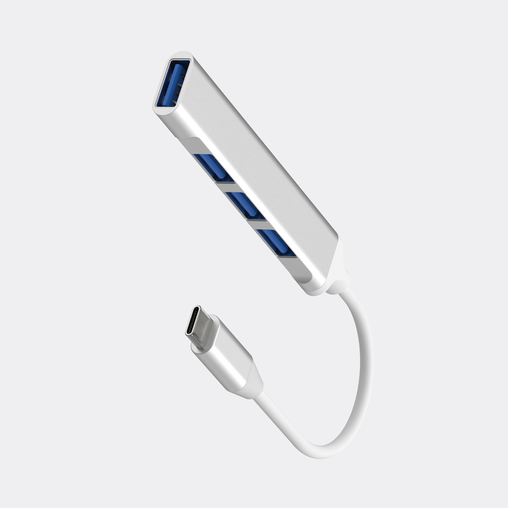 이어맥 화이트플래닛 C타입 USB 허브 4포트 확장 고속 전송 OTG 지원 - 상세 이미지 5