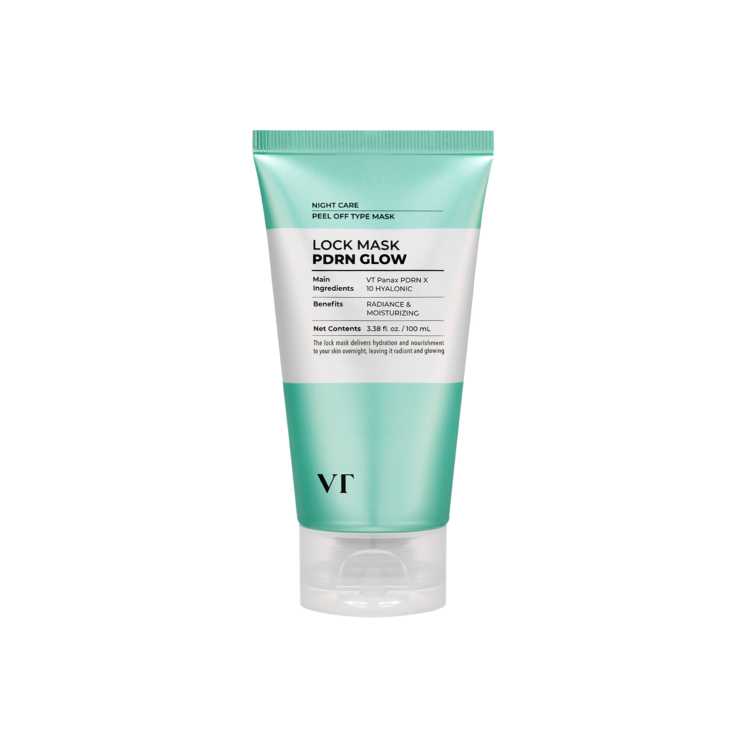 VT 글로우 락 마스크 100ml PDRN 피디알엔 필오프 슬리핑 랩핑 팩 - 상세 이미지 3
