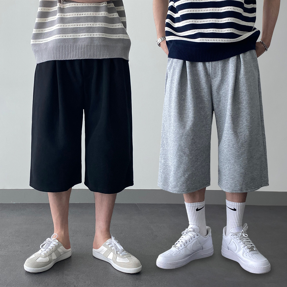 버뮤다스웻팬츠 남성여름반바지 남자벌룬반바지 - 상품 이미지