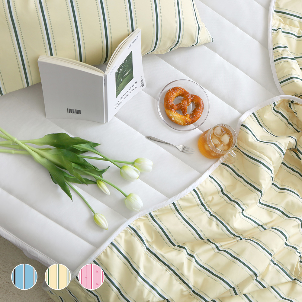 국내생산 메종드에떼르넬 듀라론 아이스 소다 여름 냉감이불 3 color SS Q