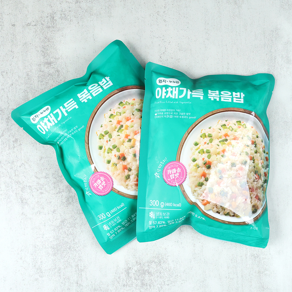 엄지 냉동 야채가득볶음밥 업소용 즉석볶음밥 간편식 300g, 30개 - 상품 이미지