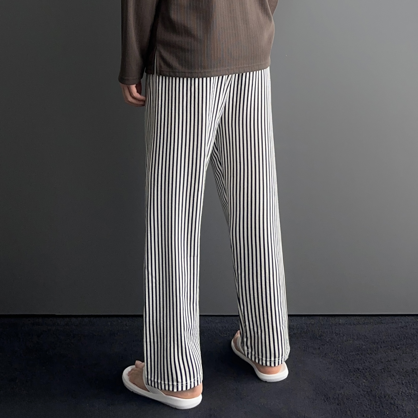 1+1 남자여름긴바지 남자시어서커팬츠 남성쿨팬츠 구김없는바지 - 상세 이미지 3