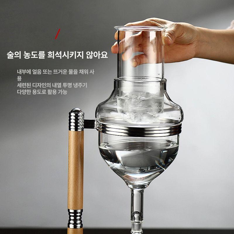 사케 디스펜서 일본 식료품점 동일 위스키 술주전자 와인 쿨러 디켄더 정종 도쿠리 병 일본식 주전자 금색 단일 - 상세 이미지 3