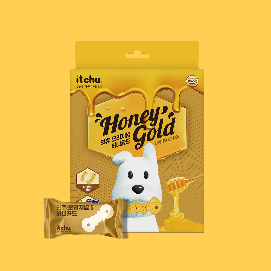 강아지 양치껌 허니골드 34P 덴탈껌 치석제거 소프트 잇츄 핏펫