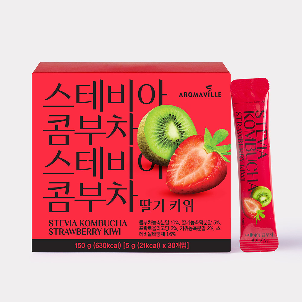아로마빌 스테비아 콤부차 30스틱 골라딤기 이미지 6