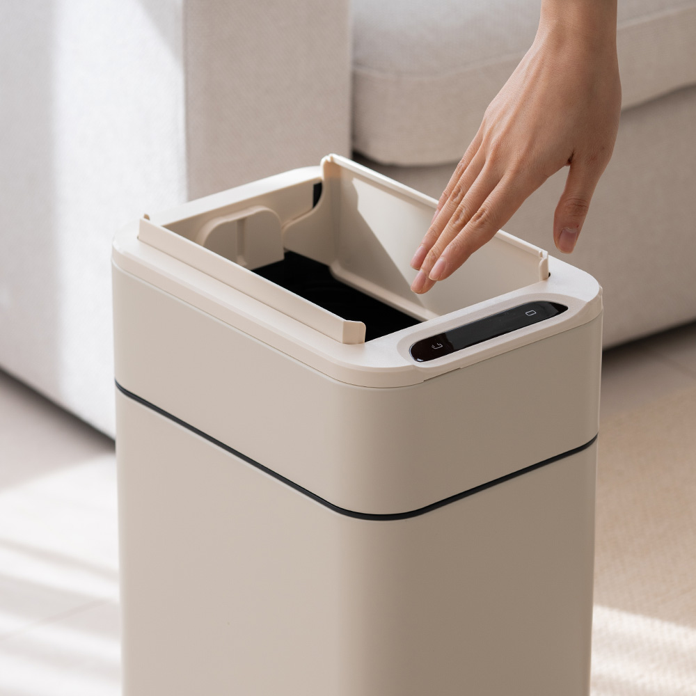 스마트 자동 센서 미니 쓰레기통 10L 냄새차단 인테리어 휴지통