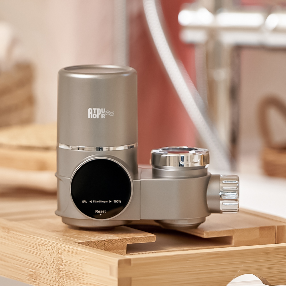 아토퓨어 아기 수전 워터탭 정수 온도표시 필터 잔류염소 녹물 중금속 제거