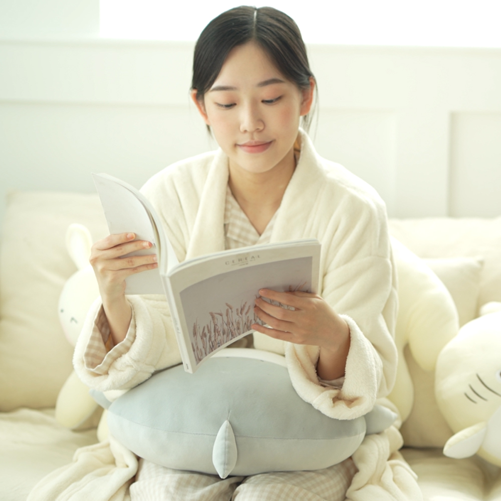 아르셰 국산 상어 인형 베개 모찌 쿠션 안고자는 쿠션 바디필로우 - 상세 이미지 4