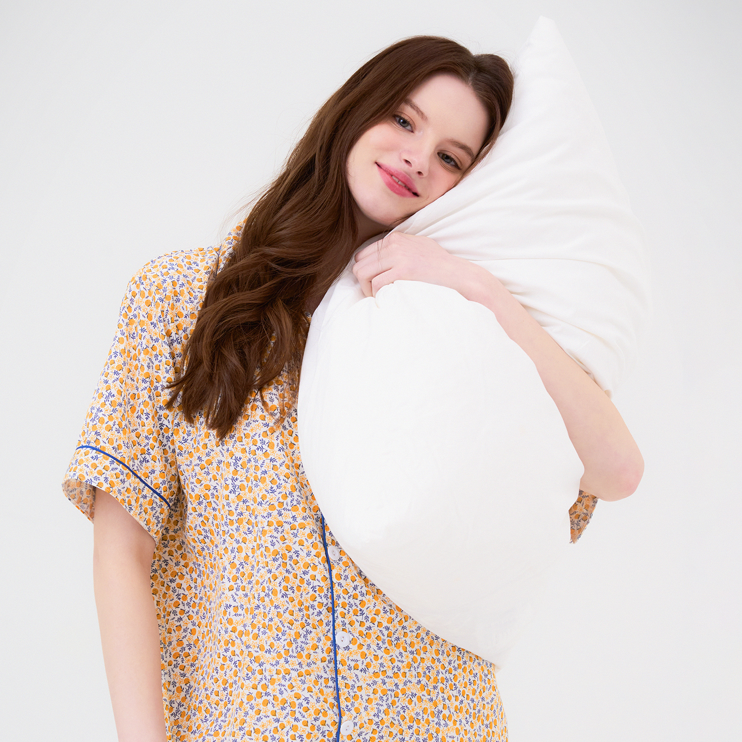 도씨 실크핏 만다린 반팔 파자마 세트 커플잠옷 여름 홈웨어