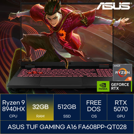 ASUS TUF GAMING A16 FA608PP-QT028 (RAM 32GB)_마우스+장패드증정 AN