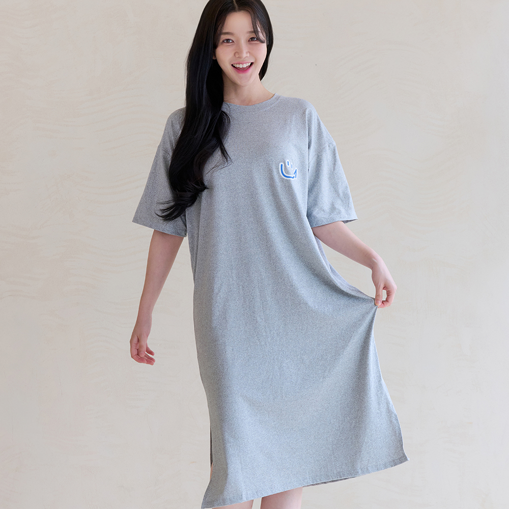 임산부 원피스 여름 반팔 롱 홈웨어 잠옷 임부복 - 상세 이미지 4