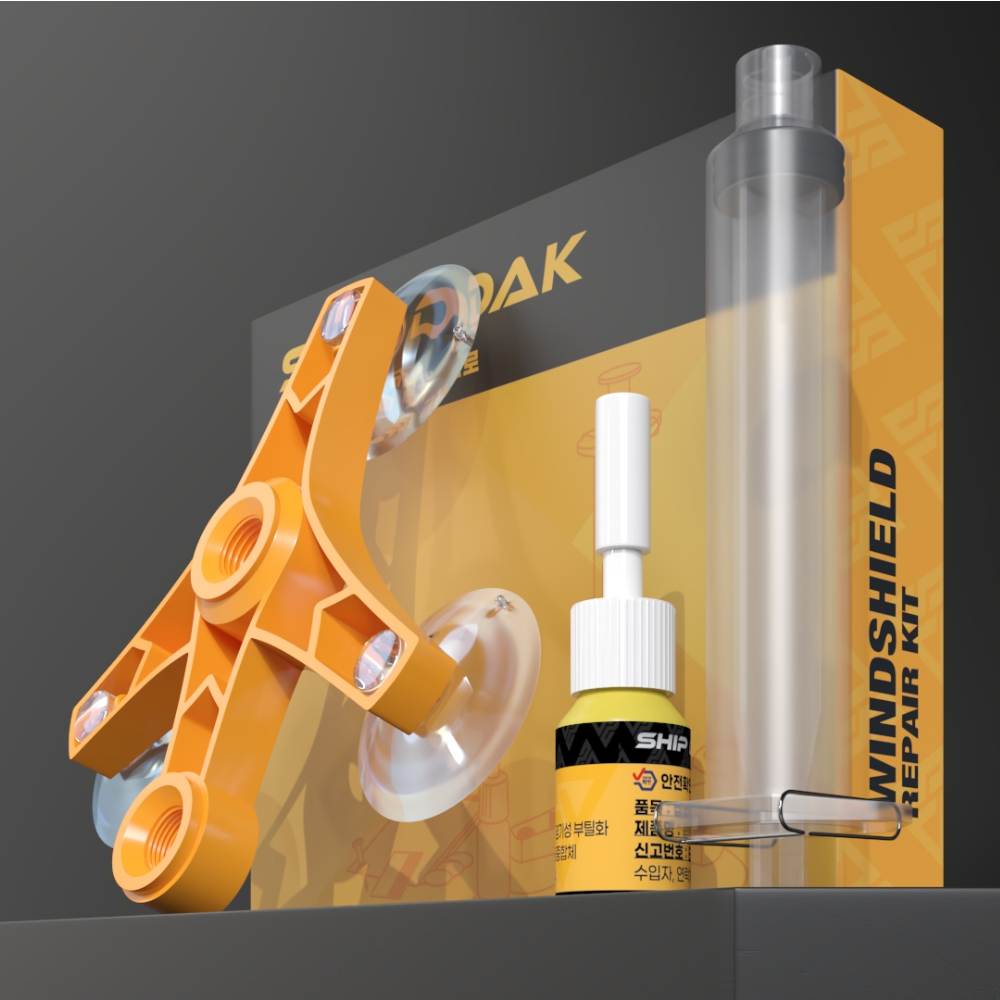 자동차 유리복원제 앞유리 돌빵 기스 차 유리복원액 키트 ver2 제품 이미지