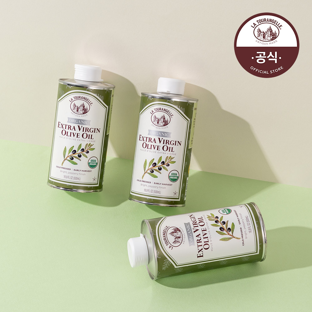 라투랑겔 스페인 피쿠알 엑스트라 버진 올리브 오일 500ml, 5+1개 - 메인 이미지