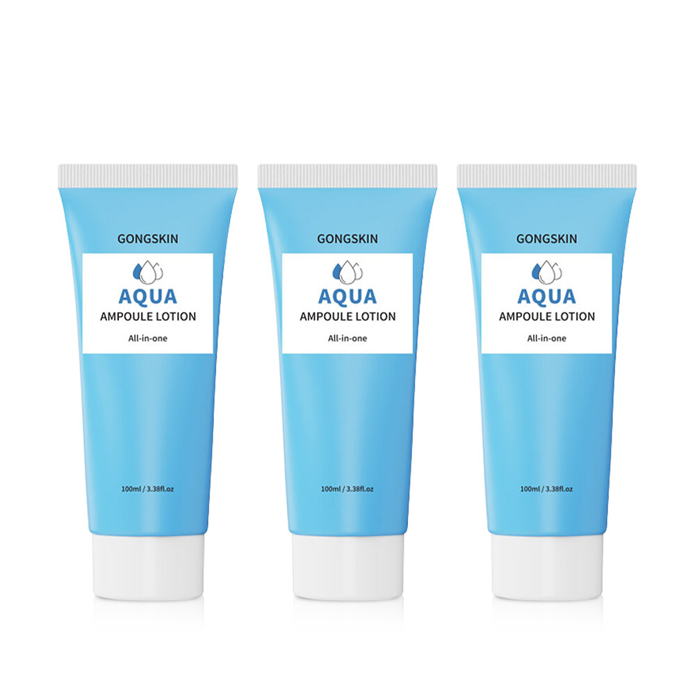 공스킨 아쿠아 앰플 올인원 로션 100ml 3개 - 메인 이미지