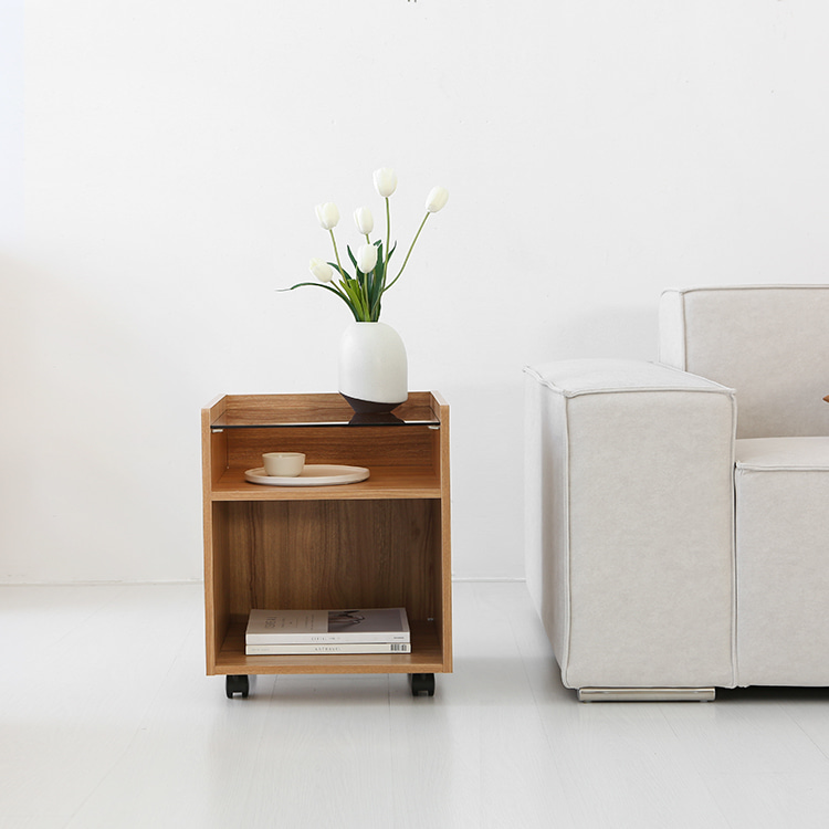 몬탁 이동식 사이드테이블 MB22ST4940 캄포어베니어 0771.6319