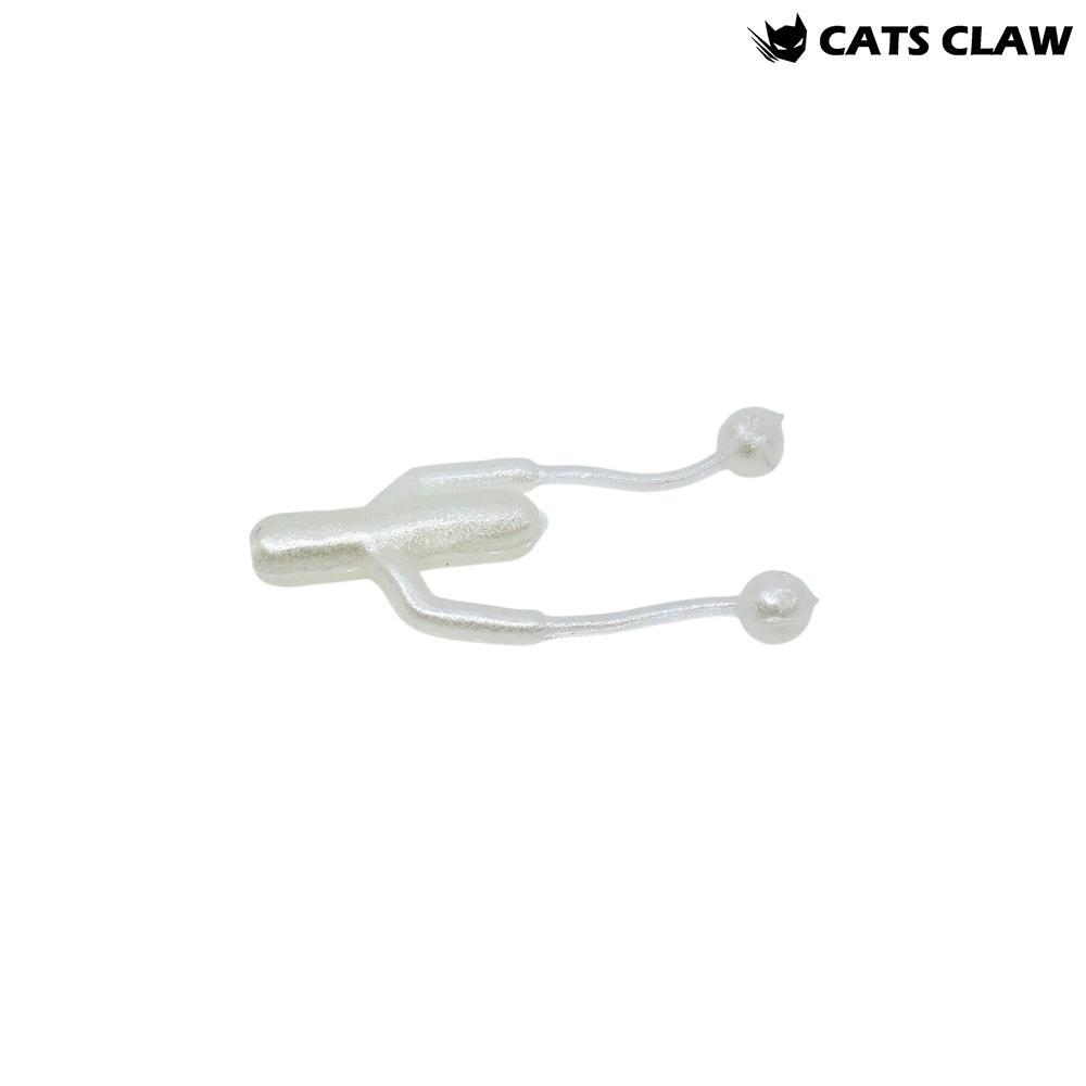 캣츠크로우 플랩 산천어 송어웜 1.8cm(0.7인치) 029 펄 실버 - 메인 이미지