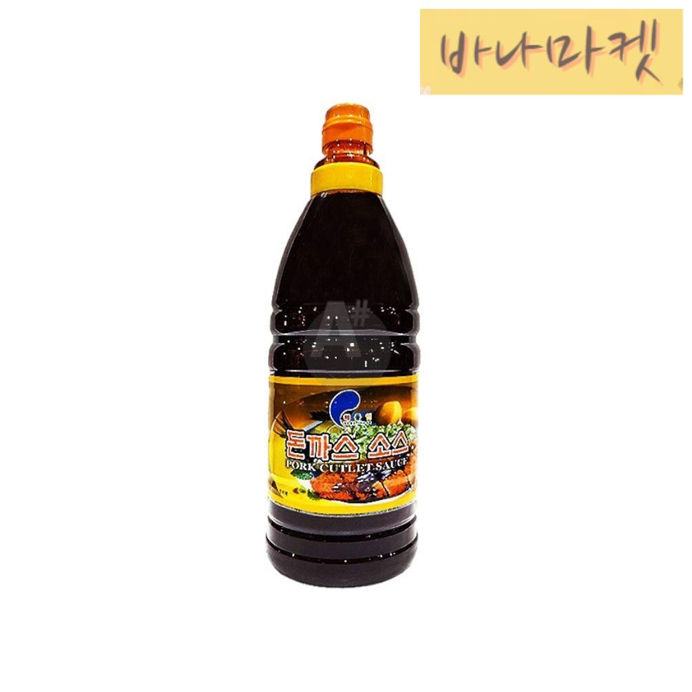 돈까스 소스 2Kg 일식 소스 학교 급식 전문 소스 맛있고 풍부한 해들인 돈까스 소스 : 십삼바나마켓