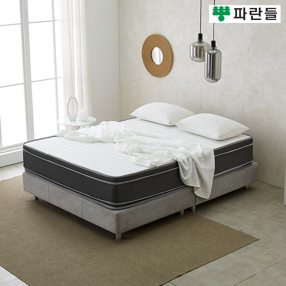파란들 illua 30T 봉합 본넬스프링 킹(K) 양면매트리스 - 상품 이미지