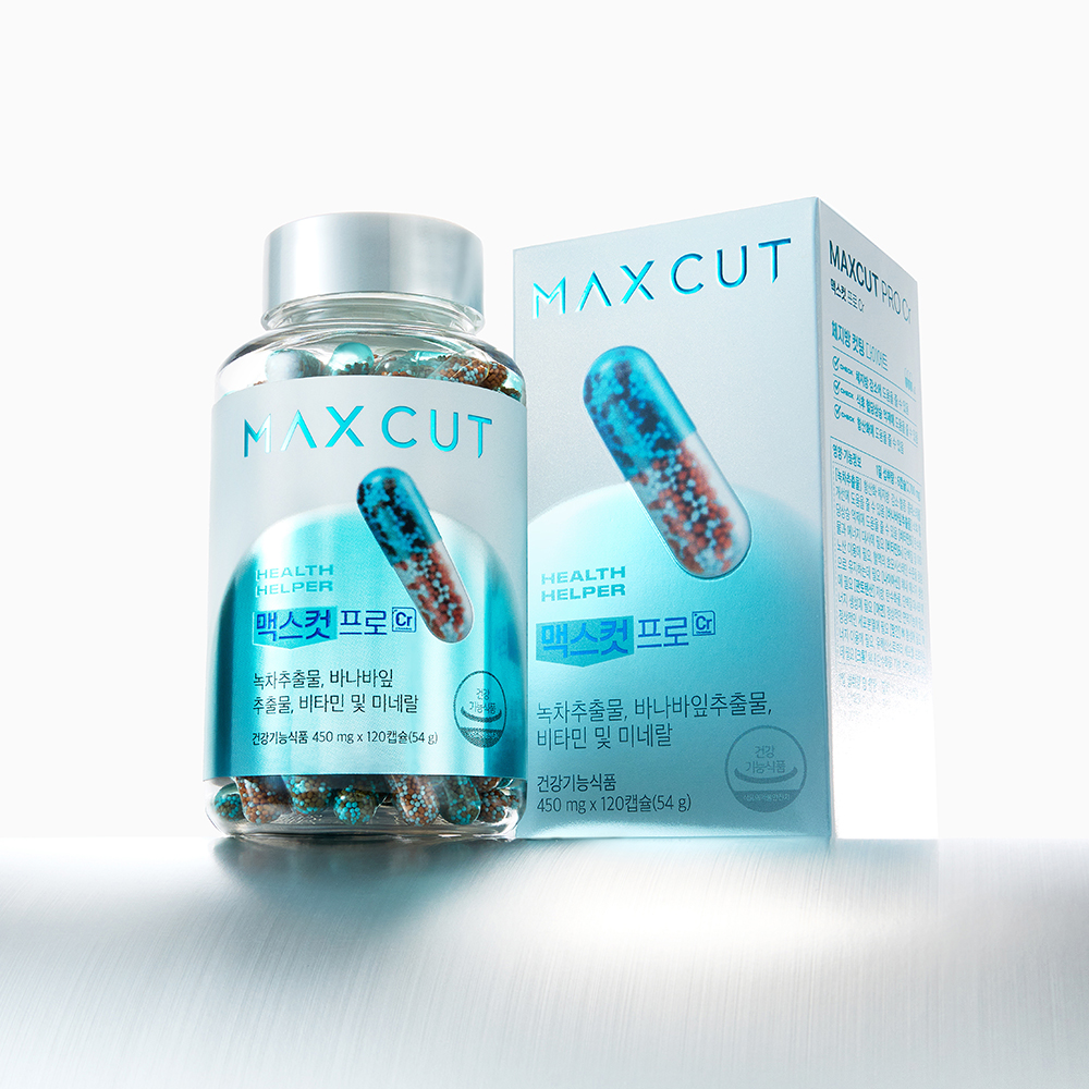 헬스헬퍼 맥스컷 프로 크롬 고경표 다이어트 혈당 체지방 컷팅제 120캡슐, 2개
