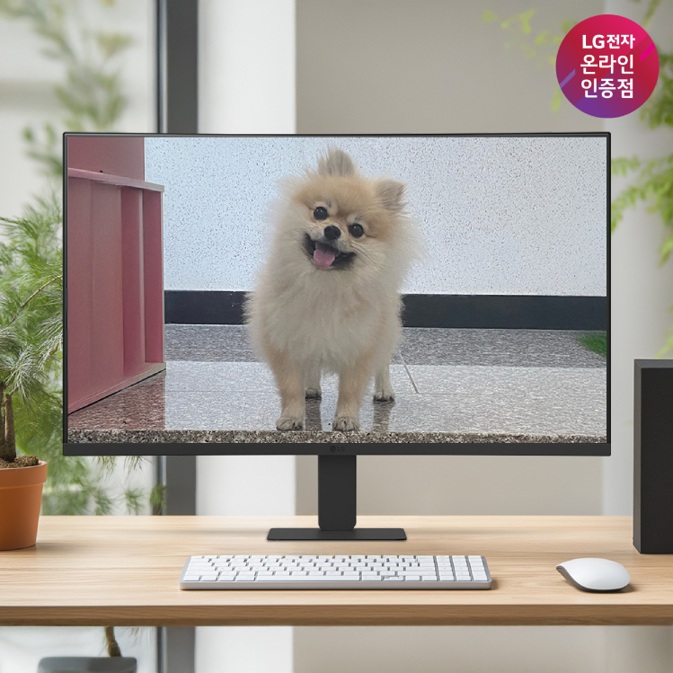 LG 27U421A 68.5cm(27인치) 베젤리스 FHD 100Hz 커브드 PD충전 사무용 보조 모니터