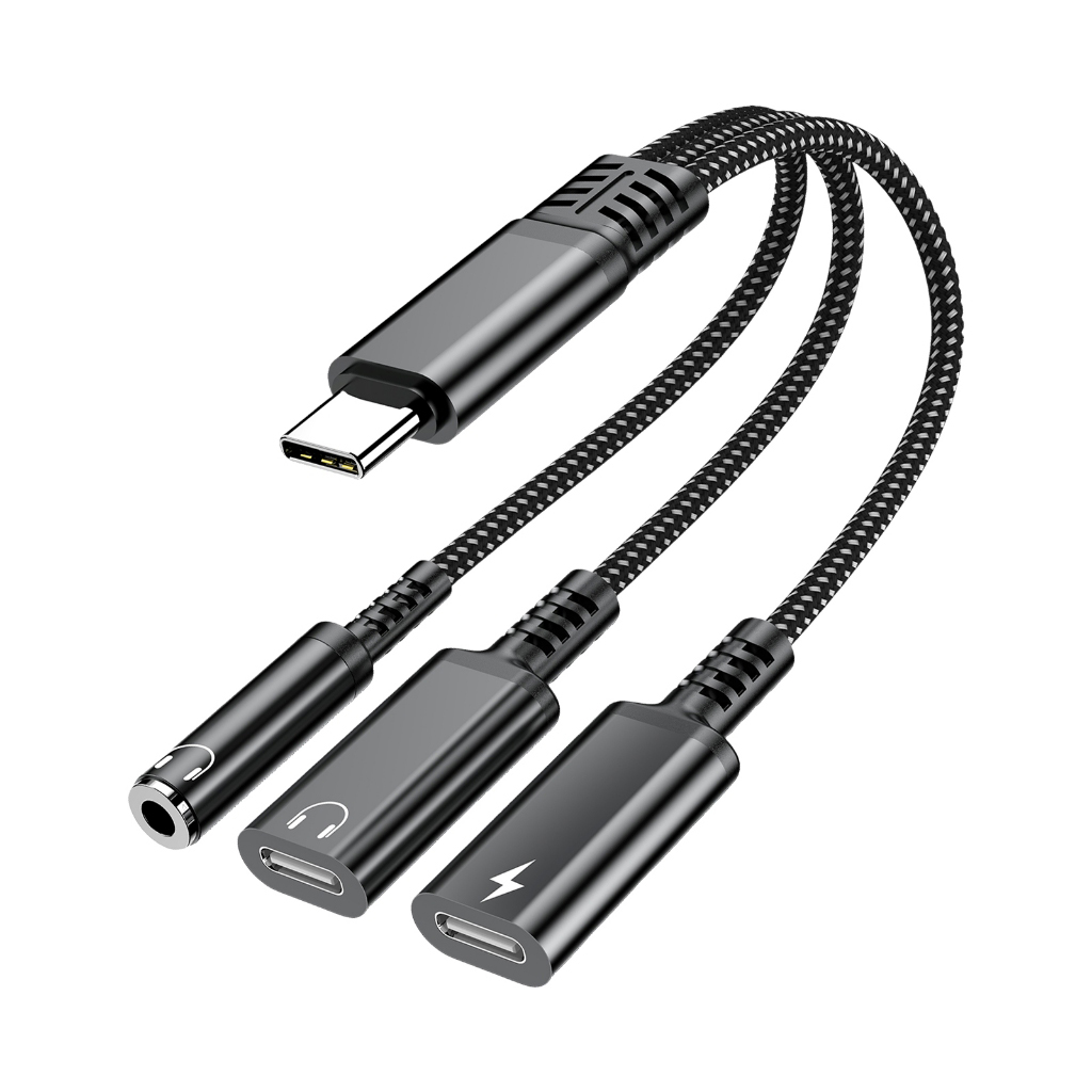 올거치 3in1 이어폰젠더 3.5mm C타입 USB-C 30W 충전 변환 어답터 - 상세 이미지 2