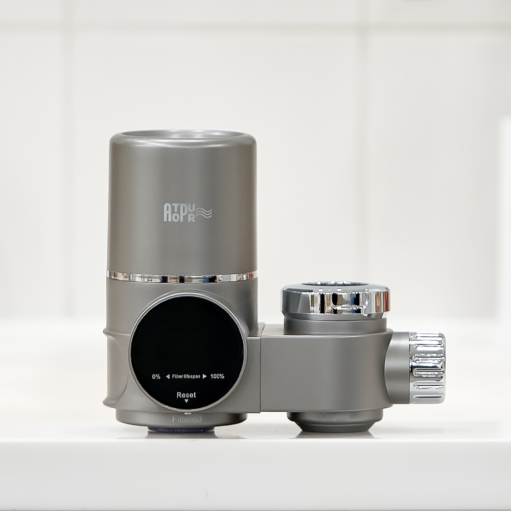 아토퓨어 아기 수전 워터탭 정수 온도표시 필터 잔류염소 녹물 중금속 제거