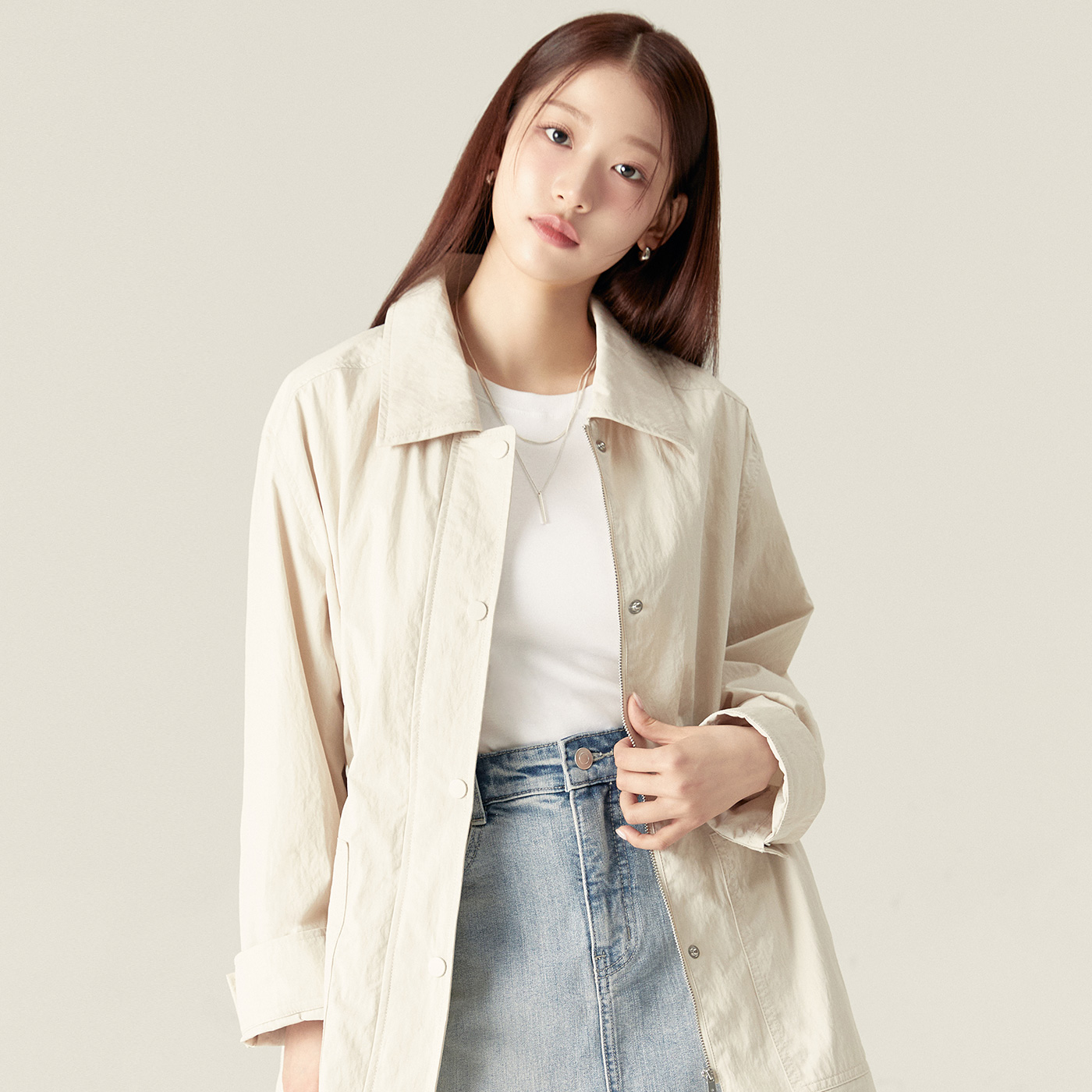 로엠 슬림핏 반팔 티셔츠 RMHWF37RT7 - 상세 이미지 2