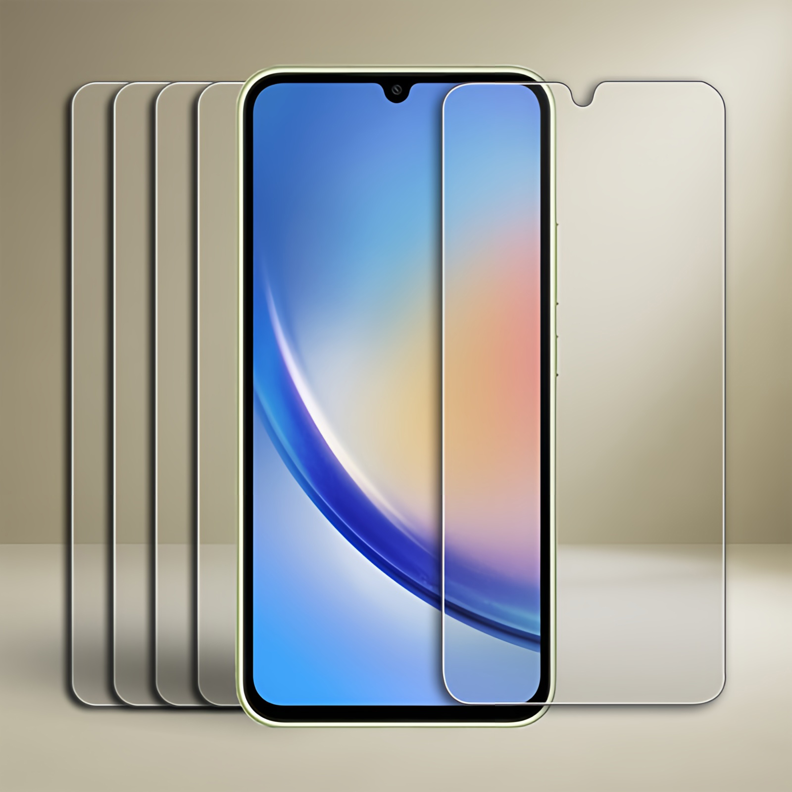 지문방지필름 갤럭시A34, 5매입