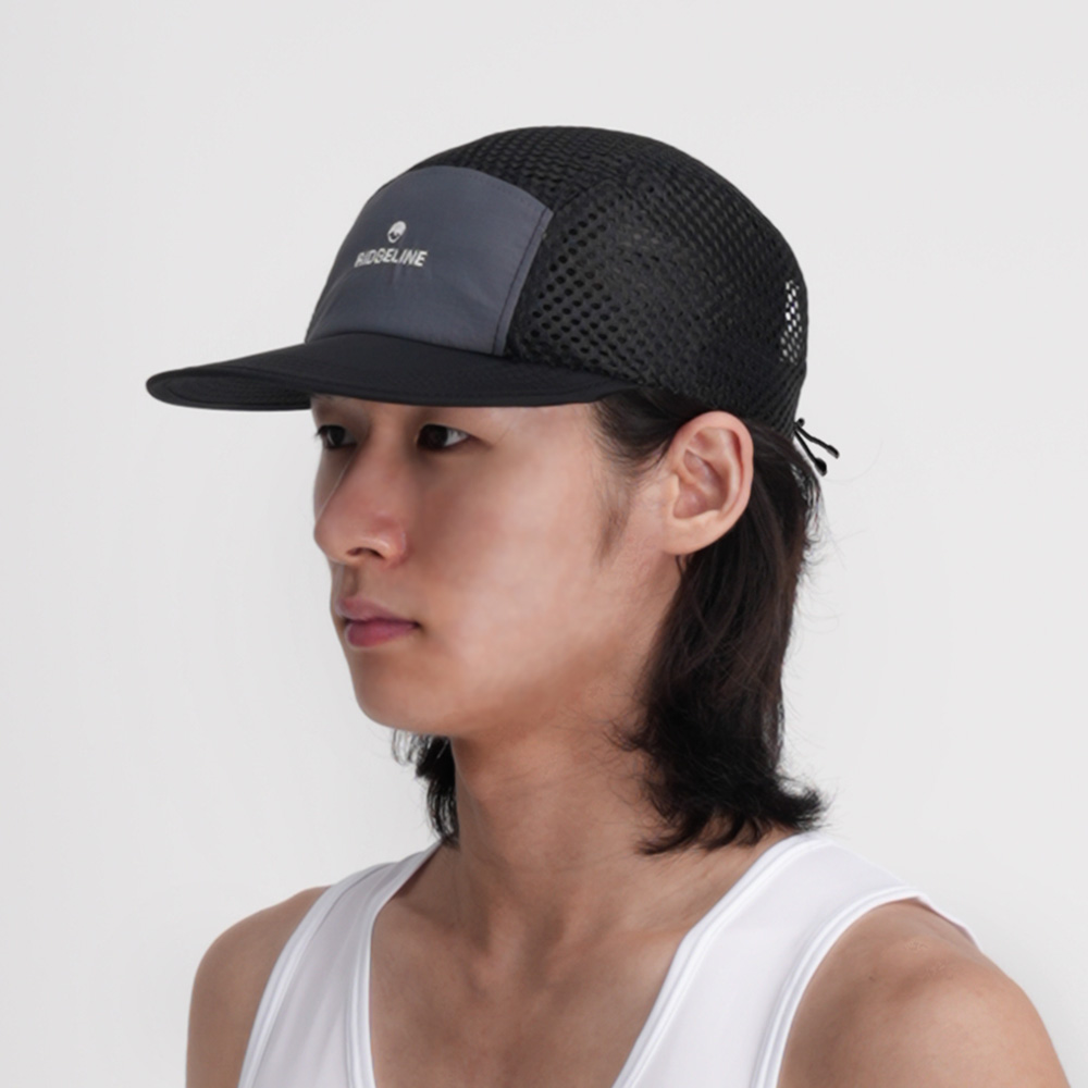 릿지라인 빅사이즈 62cm 나일론 러닝 모자 러닝캡 런닝 운동 마라톤 테니스 메쉬 오버핏 대두모자 이미지 7