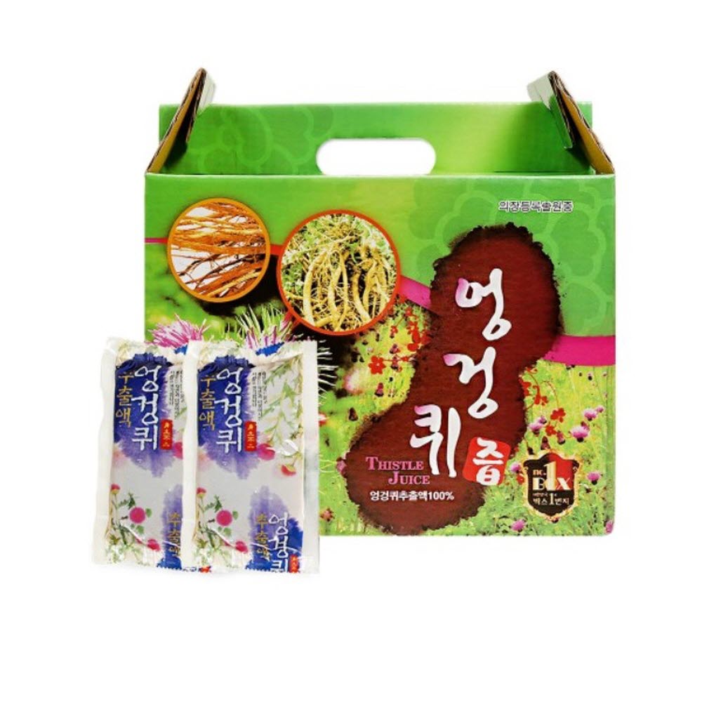 엉겅퀴즙 가시 토종 엉컹퀴즙 가시나물 대계 귀계 진액 액기스 효능 국내산 100ml 60포 - 상세 이미지 2