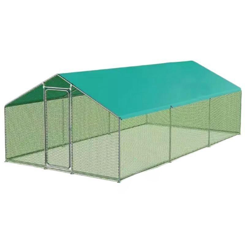 대형 닭장 케이지 둥지 하우스 양계장 철장 야외 철망 6x3x2m - 상품 이미지