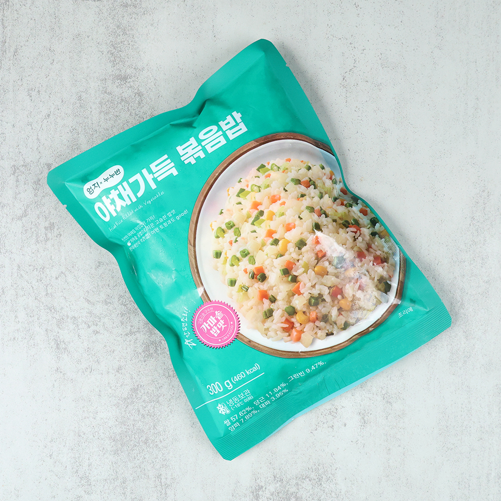 엄지 냉동 야채가득볶음밥 업소용 즉석볶음밥 간편식 300g, 5개 - 상품 이미지