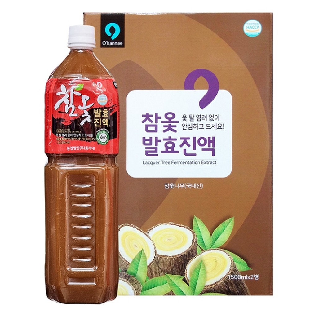 농업법인 옻가네 참옻 발효 진액 1500mlx2병 : 멜럽