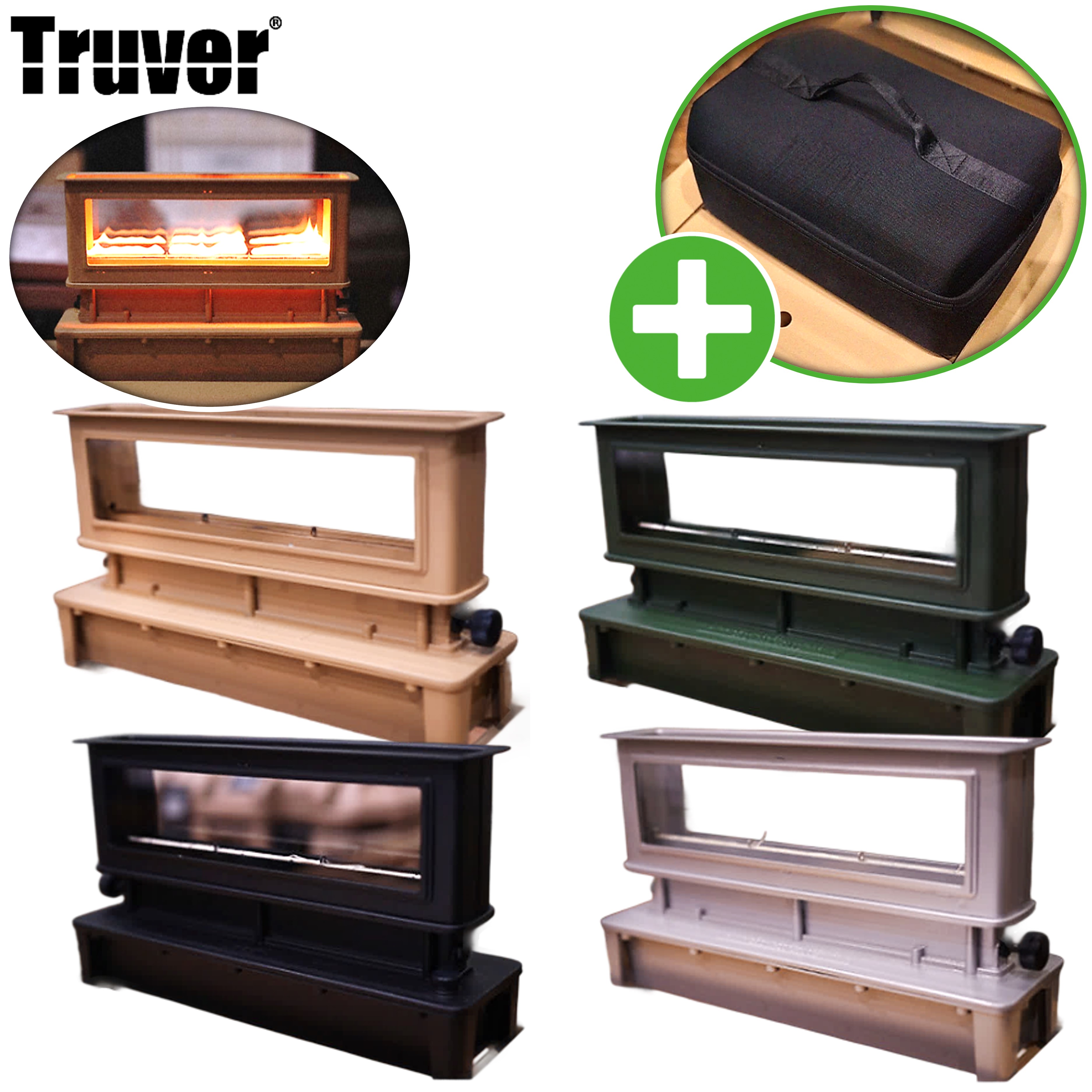 트루버 IGT 아이언 스토브 화로대 파라핀 미니 화로 불멍 캠핑 igt테이블 호환