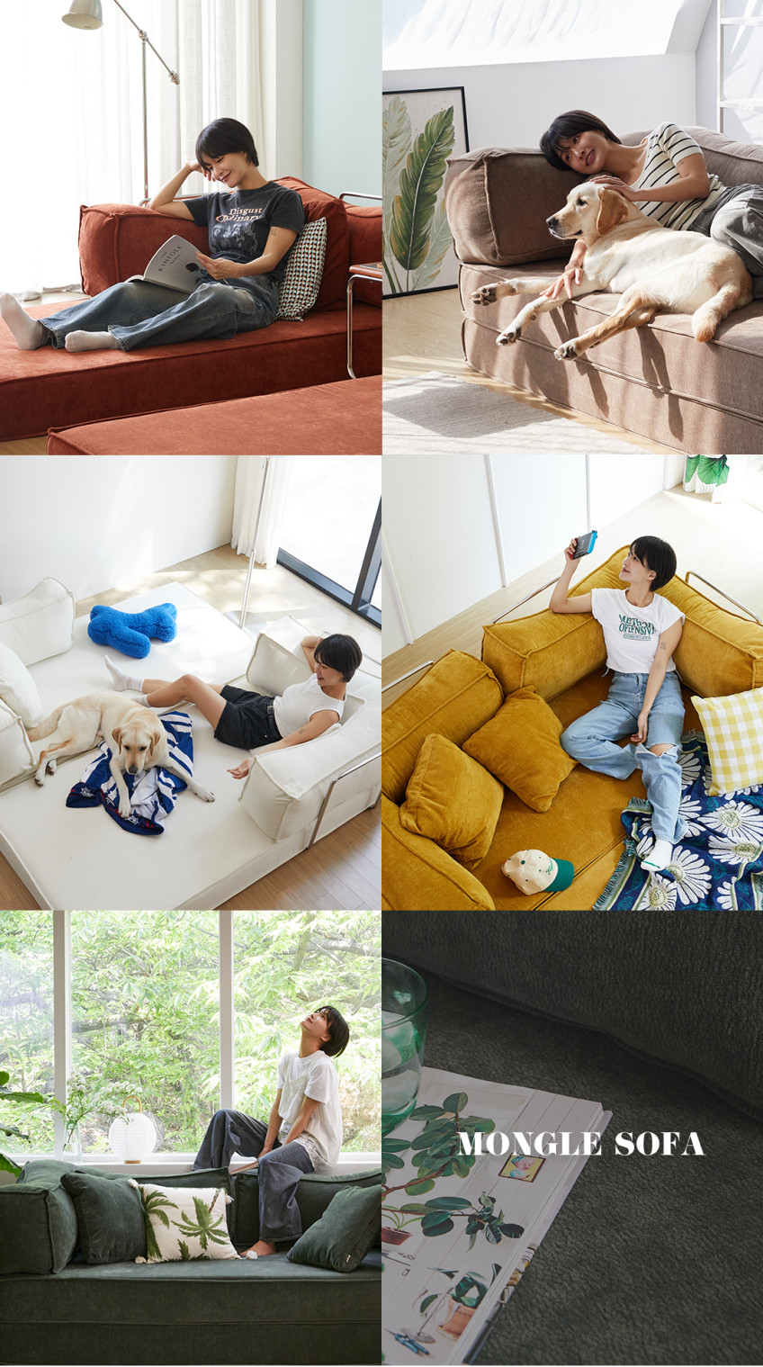 모던홈즈 몽글 3인 방수 패브릭 압축 소파 판매처 상세 정보 이미지 3