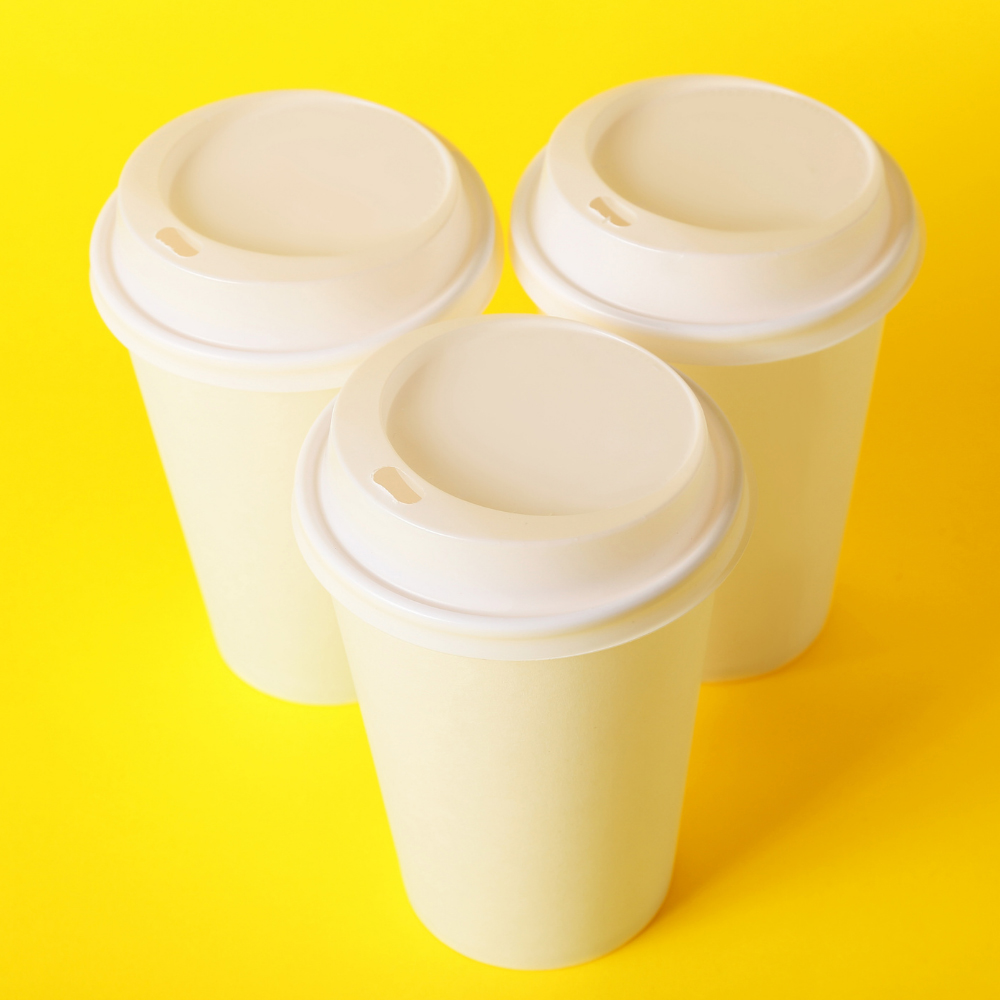 안새는 두꺼운 일회용 커피컵 테이크아웃컵 큰 종이컵 핫컵 340ml 100개