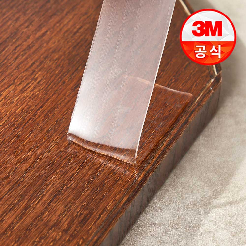 3M 실리콘테이프 스카치 초강력 클리어겔 아크릴 양면테이프 30mmx1.5m 1개 이미지 3