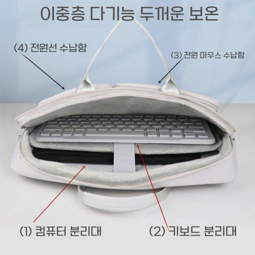 에이수스 로그 스트릭스 터프 a14 비보북 s16 젠북 노트북 가방 포켓 주머니 크로스백 - 상세 이미지 4