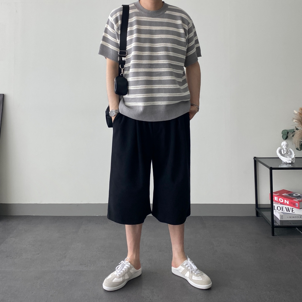 버뮤다스웻팬츠 남성여름반바지 남자벌룬반바지 - 상세 이미지 3