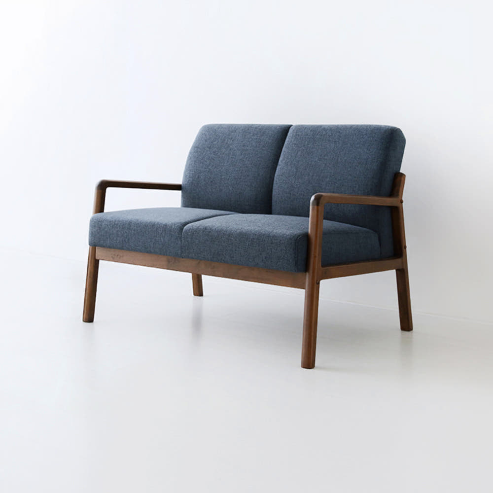 데니쉬 패브릭 소파 2인 다크블루 4943.0186, 2인용