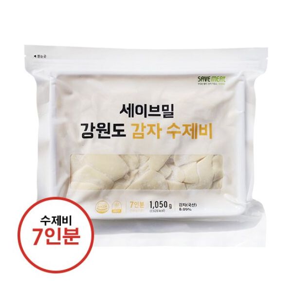 [대용량7인분] 강원도 대표별미 감자수제비 대용량 1,050g (소스X) 338940 : 라이프하우스X