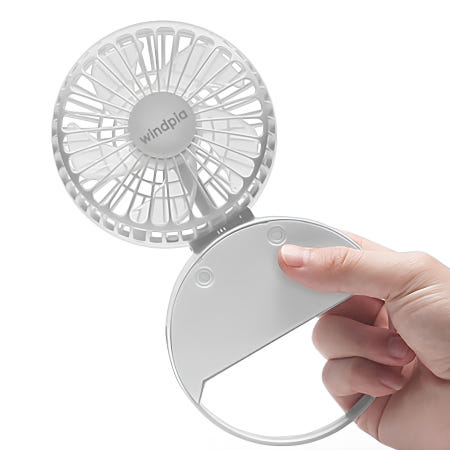 윈드피아 미니선풍기 WF-H205 쉬운조작 2000mAh 배터리 병원 공부방 간편휴대