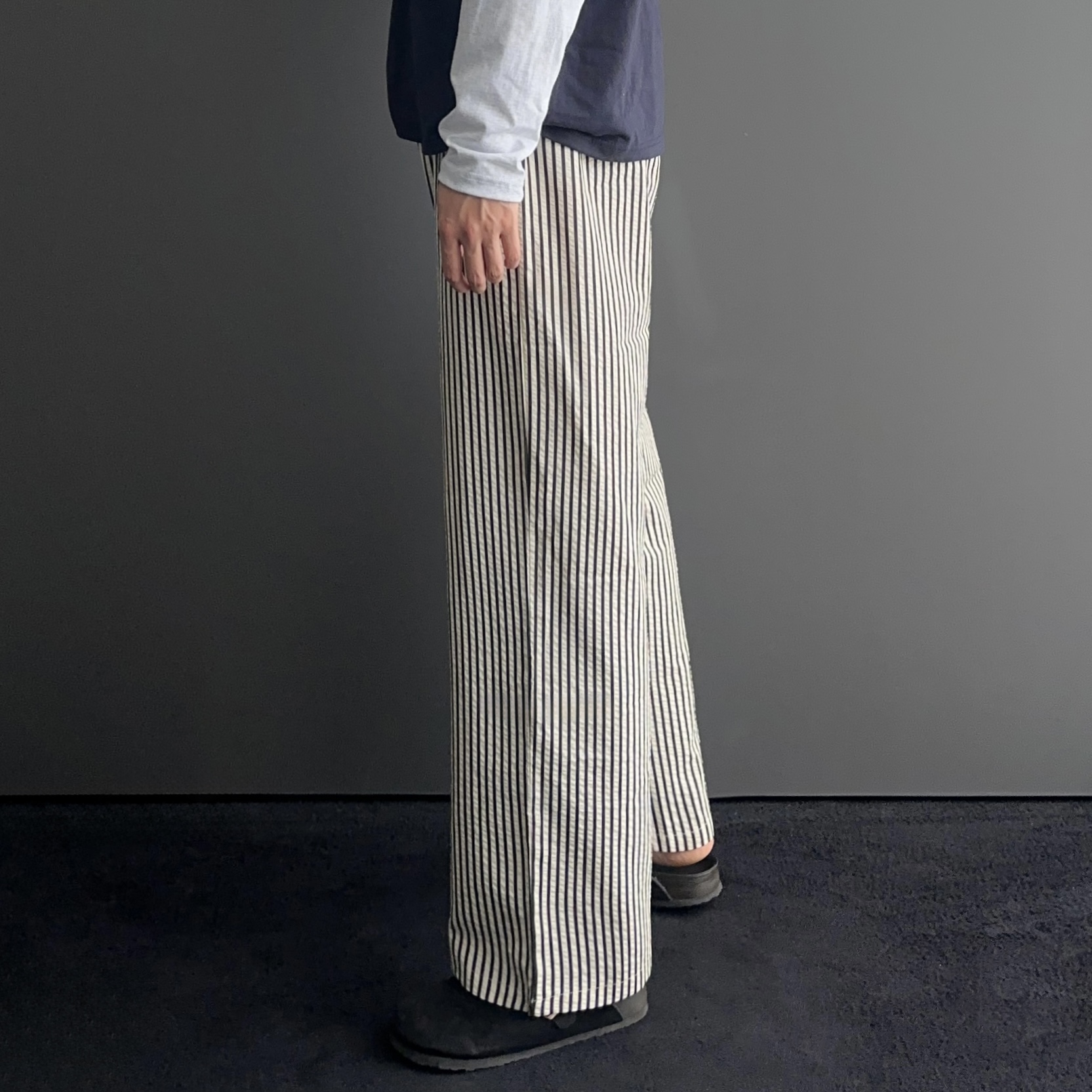 남자여름긴바지 남자시어서커팬츠 구김없는바지 남성쿨팬츠 - 상세 이미지 4